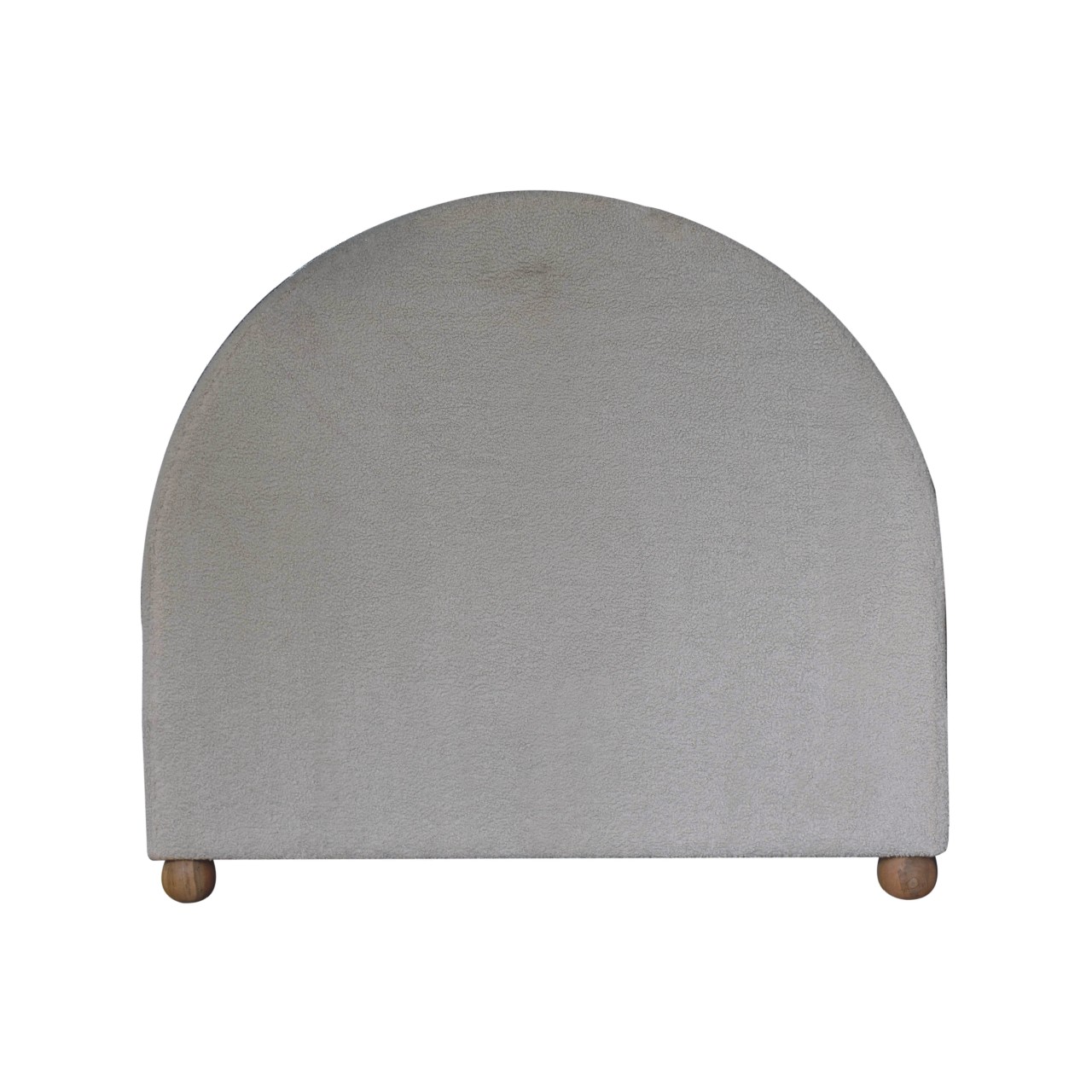 Cream Boucle Double Bed - Image 8